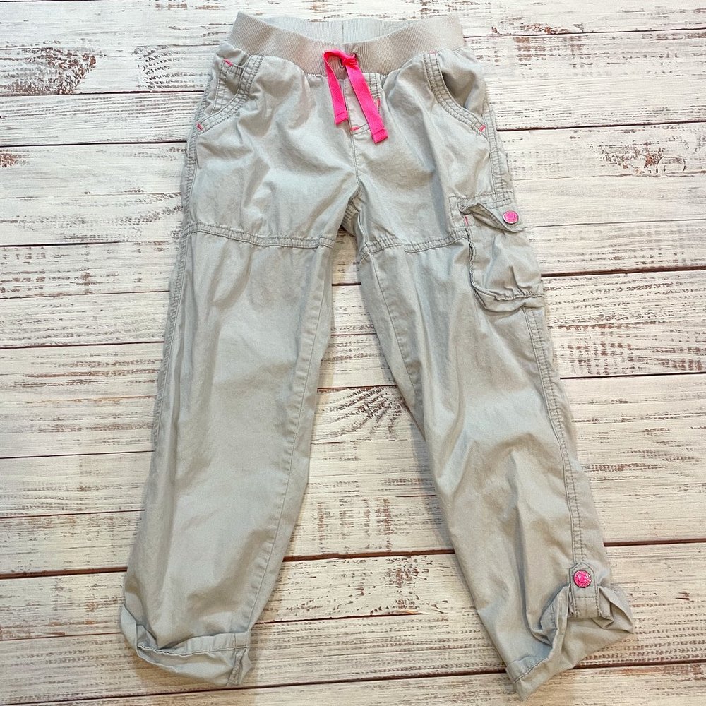 Girls Carter's Cool Khaki Cargo Pants
